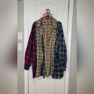 Fashion Nova Plaid Button Up